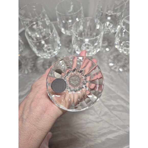 Rare 8 Tiffin Franciscan Arabelle Wine Glasses Germany Crystal - Picture 6 of 13